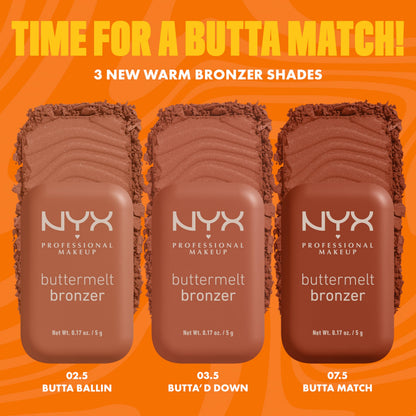 Face shaping makeup — NYX Buttermelt bronzer