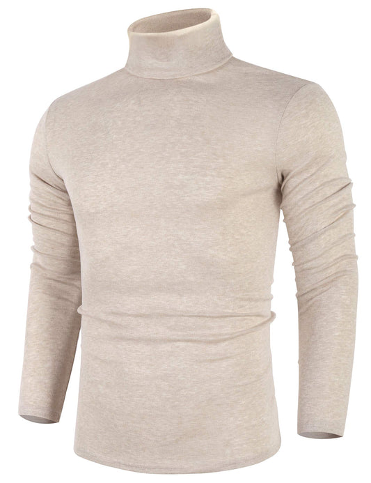 Sweater — Slim fit knitted turtleneck pullover by Poriff