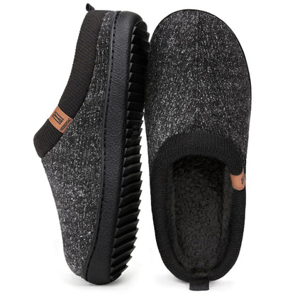 MERRIMAC men's slippers — comfy memory foam non slip design