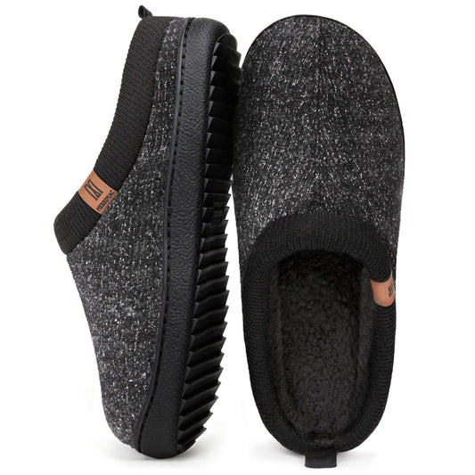 MERRIMAC men's slippers — comfy memory foam non slip design