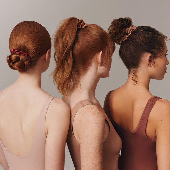 Hair tie — 100% mulberry silk, gentle on hair and reduces breakage