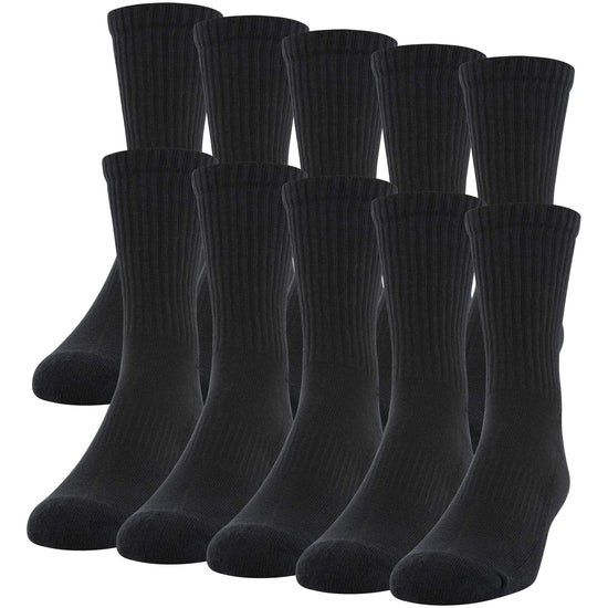 Gildan men's cotton crew socks - 10 pack