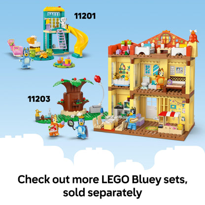 LEGO Bluey building block set — Includes Bluey, Bingo, and Mum minifigures