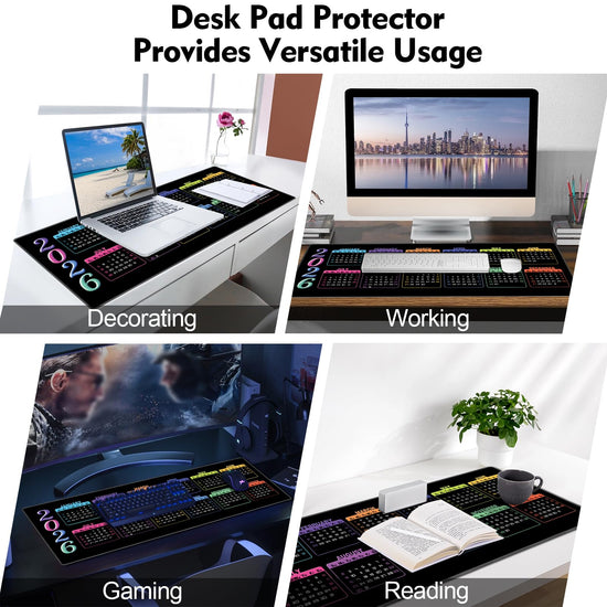 Galdas mouse pad — extra large non-slip rubber with stitched edges for home office