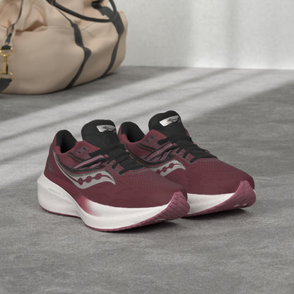 Saucony Women's Triumph 20 sneaker — cushioned for comfort and support.