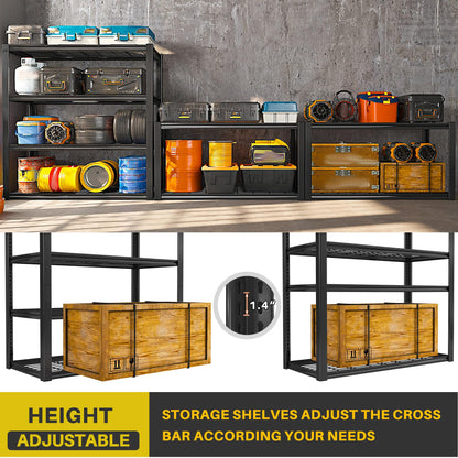 REIBII shelf — Heavy duty garage shelving 40 W x 59.5 H x 19.5 D