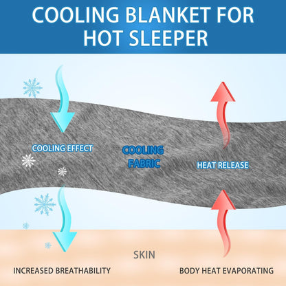 CHOSHOME cooling blanket — lightweight design for hot sleepers and night sweats