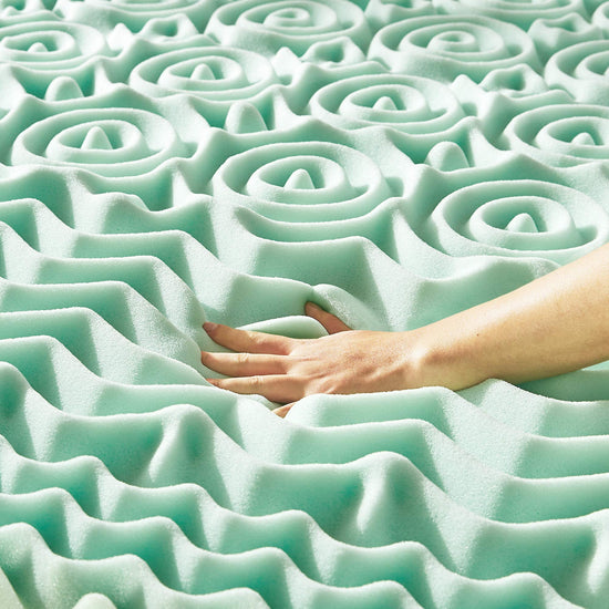 MATTRESS_COVER — Green tea infused memory foam topper