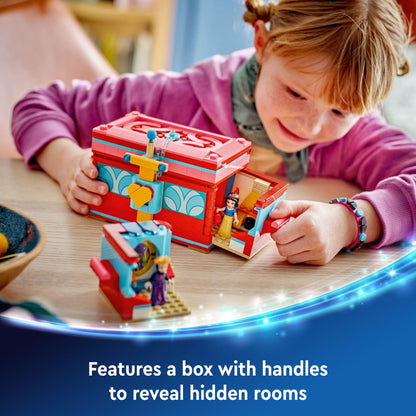 LEGO toy figure playset — Disney Snow White's jewelry box with mini dolls