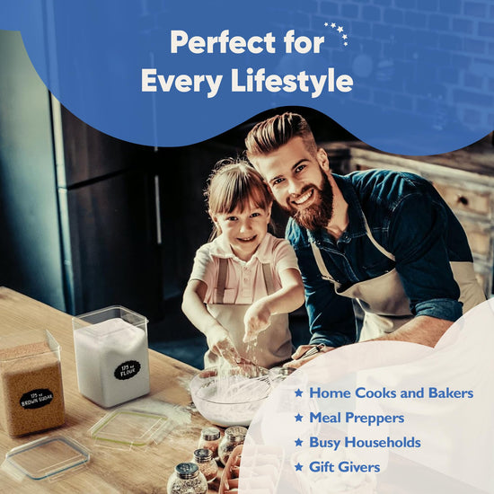Chef's Path flour container — airtight design for freshness preservation