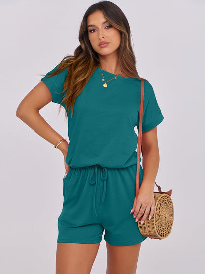 ANRABESS one piece outfit — casual t-shirt jumpsuit with short pants for summer 2026.