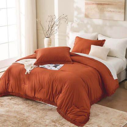 Andency bedding set — Boho tassel comforter for kids and teens
