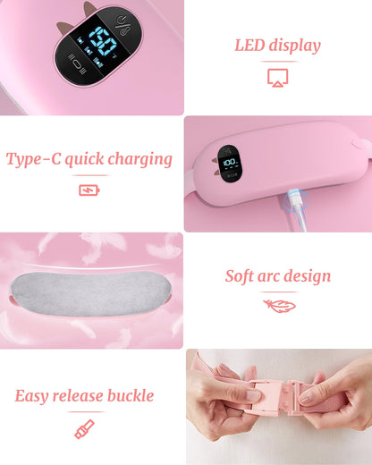 FSA HSA eligible electric heating pad — Cordless, portable design with 6 heat and massage modes