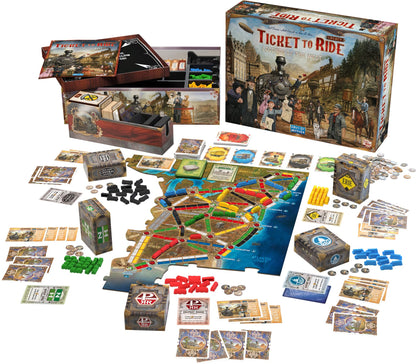 Asmodee Ticket to Ride Legacy board game — a unique train adventure for families and friends