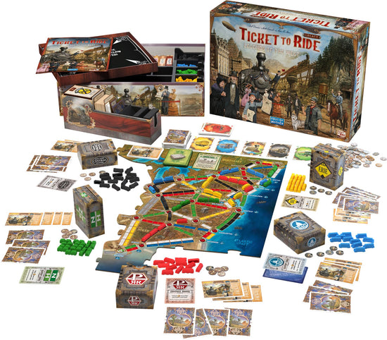 Asmodee Ticket to Ride Legacy board game — a unique train adventure for families and friends