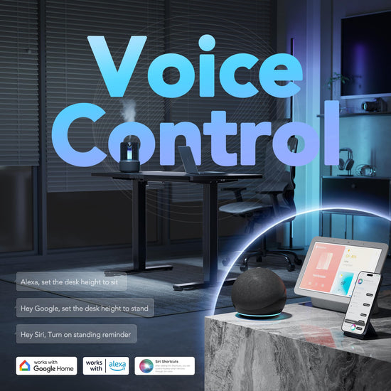 Huanuo desk — Electric standing desk with adjustable height and memory settings