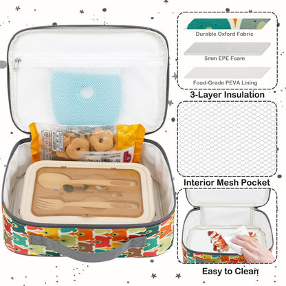 FlowFly meal holder — insulated soft bag mini cooler for kids and adults
