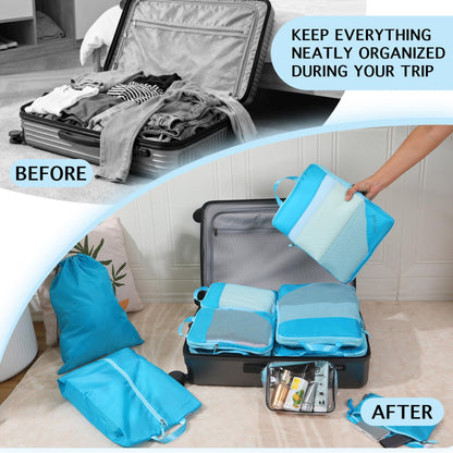 Storage bag — Lightweight compression packing cubes for travel