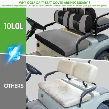 Vehicle seat cover — Breathable polyester mesh for Yamaha and Club Car models