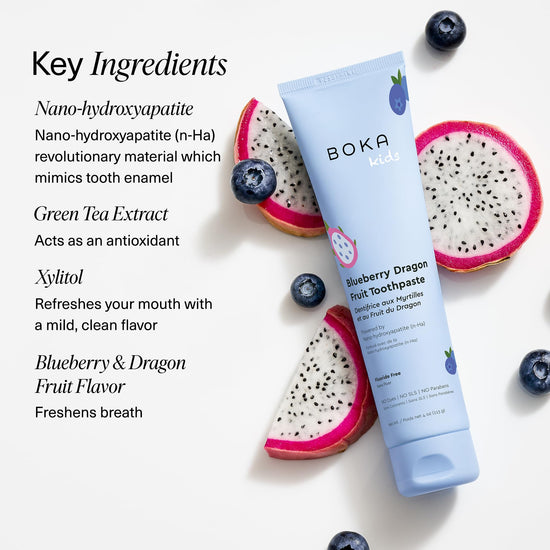 Boka toothpaste — Fluoride free with nano hydroxyapatite