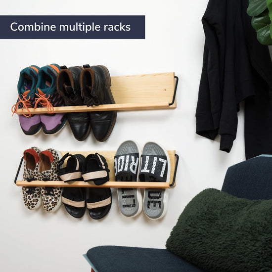 Peachy modern shelf — wall mounted designPeachy modern shelf — wall mounted shoe storage solution