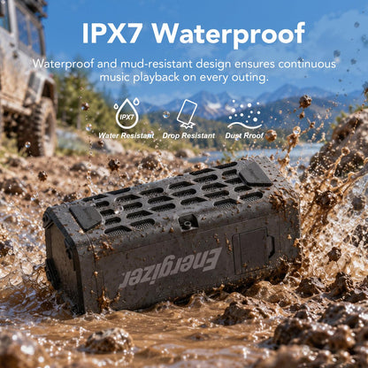 Energizer Portable Bluetooth Speaker, Rugged Magnetic, Waterproof, Wireless