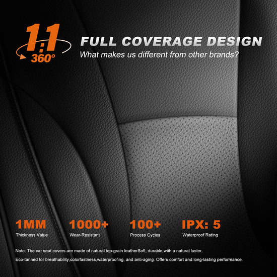 Vehicle seat cover — Custom fit faux leather for Honda Accord 2023-2026 LX rear row