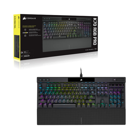 Corsair K70 RGB mechanical keyboard — USB passthrough and media controls