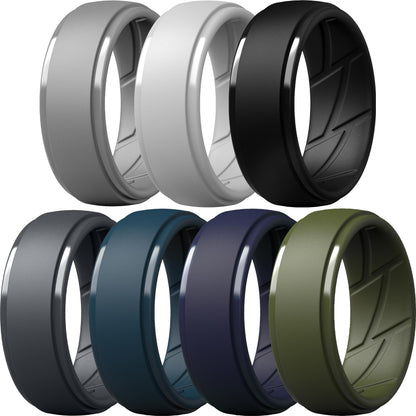 ThunderFit silicone rings - 10mm wide, breathable multipack options 1-10