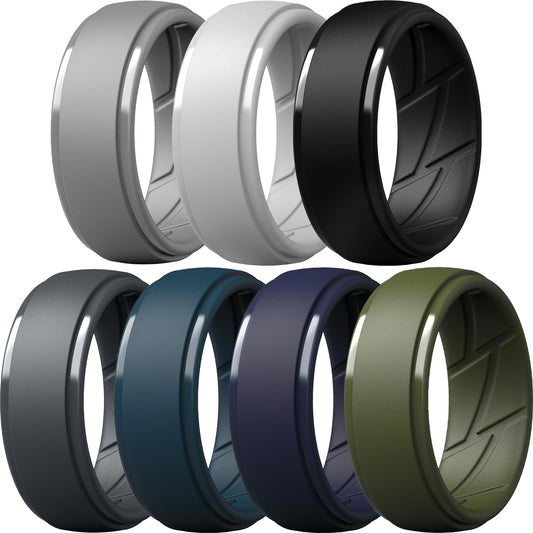 ThunderFit silicone rings - 10mm wide, breathable multipack options 1-10