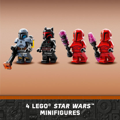 LEGO Star Wars building set – Paz Vizsla and Moff Gideon battle with 4 minifigures