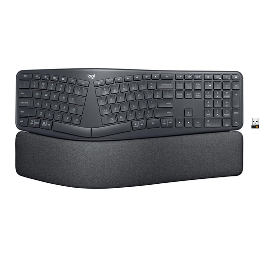 Logitech ERGO wireless ergonomic keyboard — wireless design for comfort and support