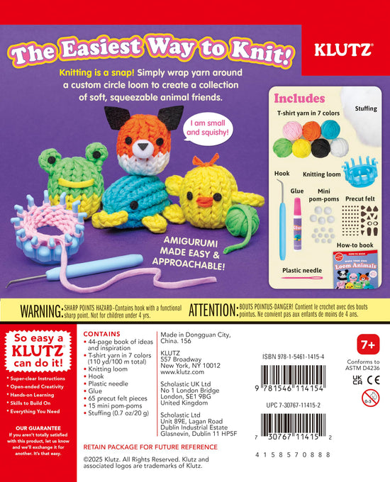 Make your own loom animals — create unique designs with this craft kit