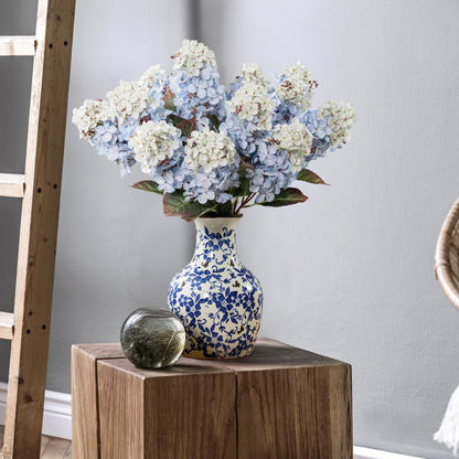 Ttranewsoo artificial hydrangea flowers for home and wedding decor, 8 pieces