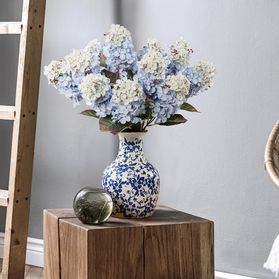 Ttranewsoo artificial hydrangea flowers for home and wedding decor, 8 pieces