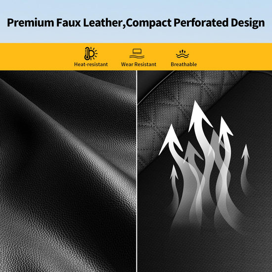 AOMSAZTO vehicle seat cover — Luxury faux leather, waterproof, custom fit for Ford Ranger 2019-2026