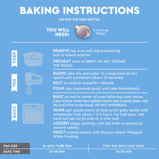 Baking mix — Duncan Hines signature moist cake mix