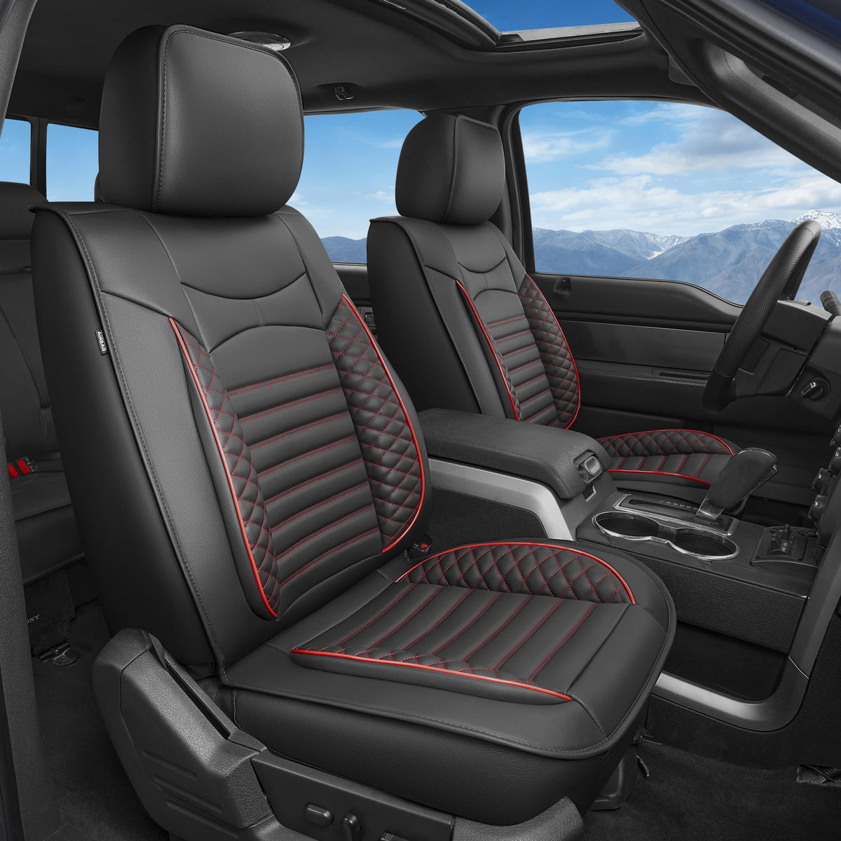 AOMSAZTO vehicle seat cover - waterproof full coverage for Ford F150 and F250-F450 2009-2026