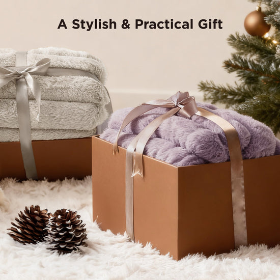 Bedsure faux fur throw blanket - Soft polyester material