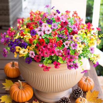 HyeFlora artificial plant — daisy and eucalyptus leaves bundle for decoration