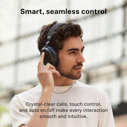 SENNHEISER Momentum 4 wireless headphones — 60h battery life and adaptive noise cancellation