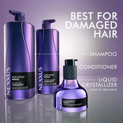 Nexxus hair styling agent — Keraphix liquid crystallizer for damaged hair 3.3 fl oz
