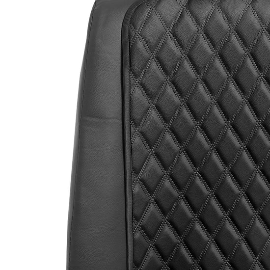 FH Group vehicle seat cover — Faux leather single front seat with pockets and airbag compatibility