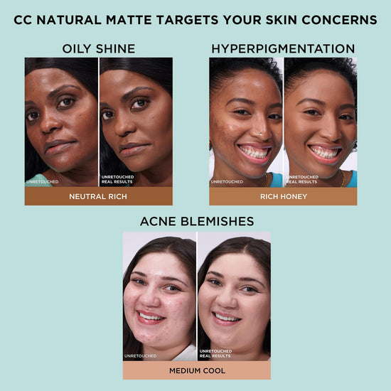 IT Cosmetics CC+ Cream — Natural matte foundation with SPF 40 and shine control