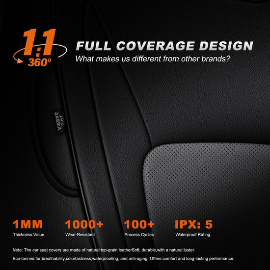 Vehicle seat cover — AOMSAZTO custom fit for Chevy Colorado and GMC Canyon 2023-2026
