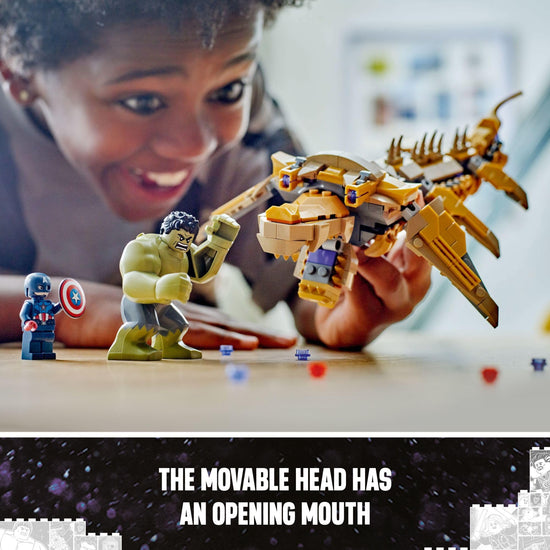 LEGO Marvel building set — Avengers vs. The Leviathan with Hulk and 4 minifigures