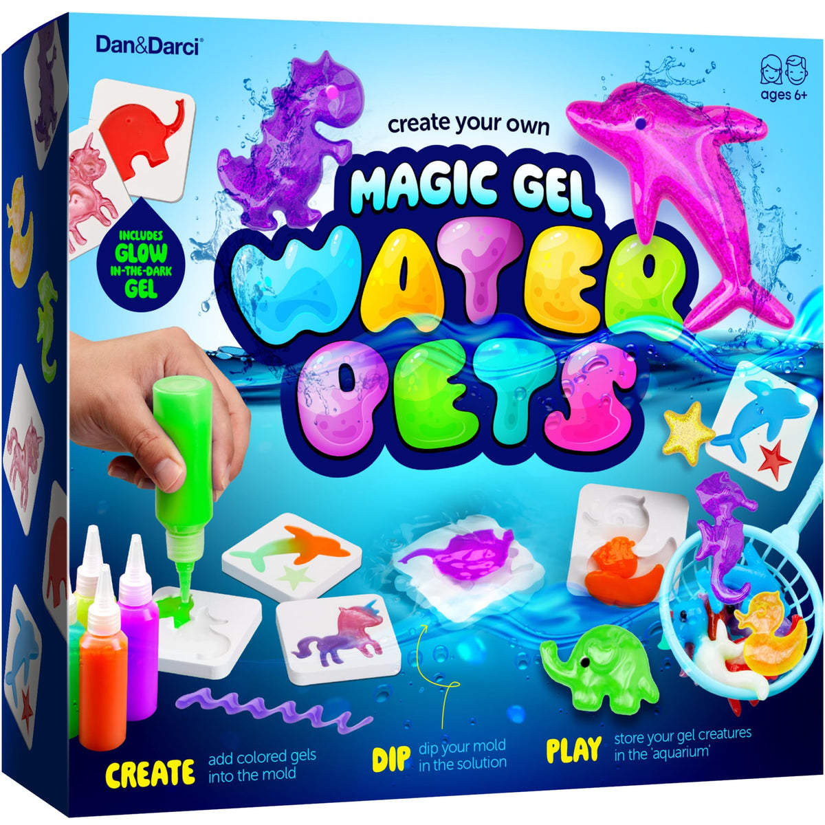 Dan&Darci Aqua Fairy water gel kit - DIY squishy maker set for kids