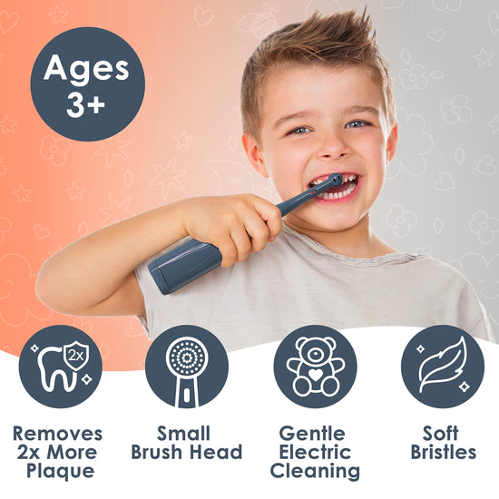 Brusheez electric toothbrush for kids with accessories set