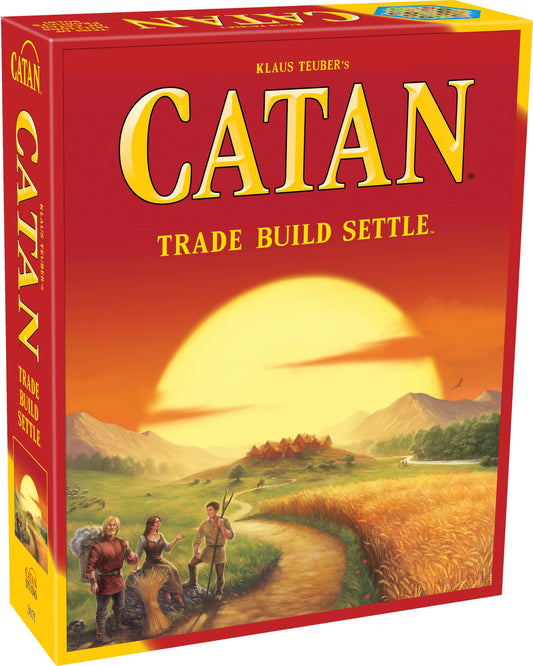 CATAN board game — civilization building strategy for family fun and trade.