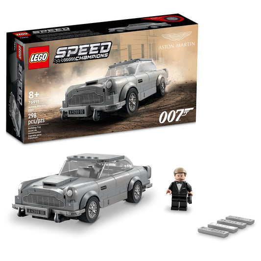 Lego Speed Champions 007 Aston Martin DB5 building toy set featuring James Bond